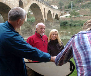 Paulo Coelho graba un documental sobre el Camino de Santiago